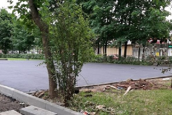 Территория школы 1353 в Матушкино полностью обновится