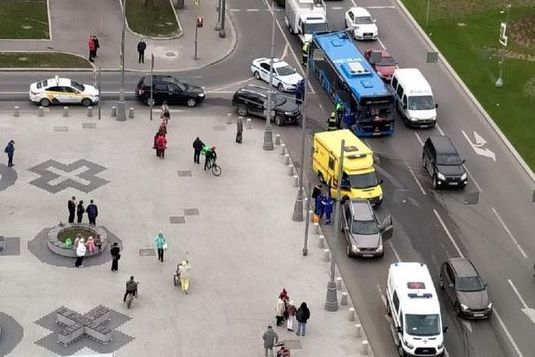 На Центральном проспекте произошло ДТП