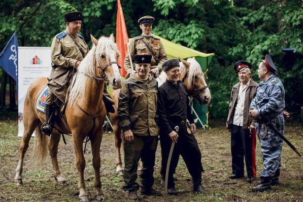 Под Зеленоградом состоялись казачьи соревнования