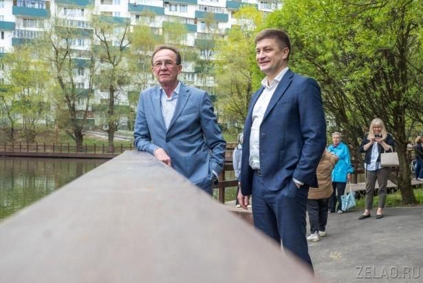 В Матушкино пару черных лебедей выпустили в пруд Быково болото