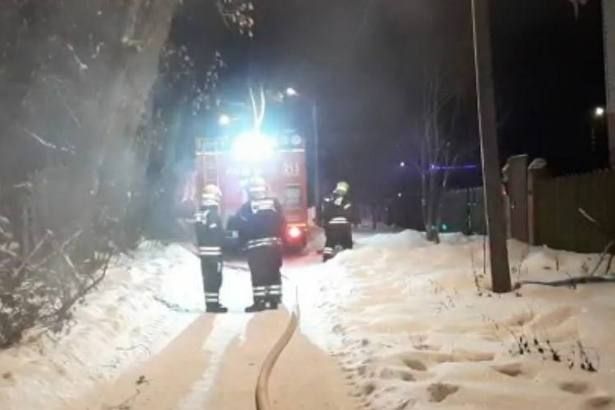 На пожаре в Малино погиб мужчина