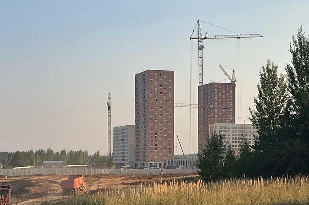 Продолжается работа по обустройству будущего ЖК «Зеленый парк»