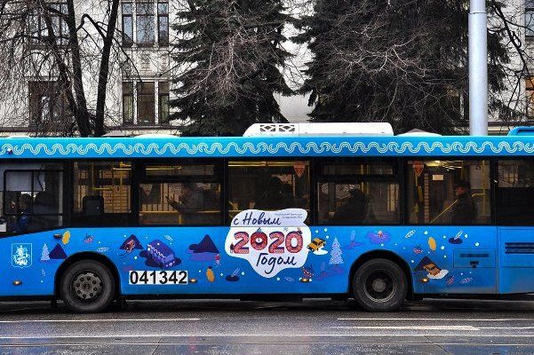 Московским транспортом в новогоднюю ночь воспользовались 750 тысяч человек