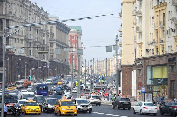 Тверская в выходные будет закрыта для транспорта
