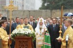 Строящийся храм в 14-м микрорайоне Зеленограда
