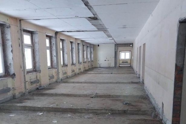 В Матушкино продолжается капремонт детской поликлиники