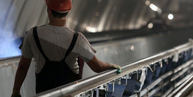 На станции метро «Очаково» начались отделочные работы