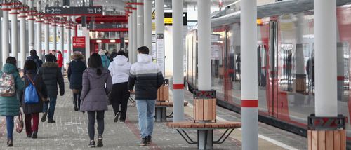 В новогодние праздники поезда МЦК ежедневно перевозили до 130 тысяч пассажиров