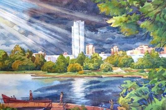 В КЦ "Зеленоград" открылась художественная выставка, посвященная Дню города