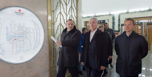 Вестибюль станции метро "Фрунзенская" обрел исторический облик