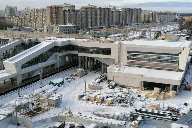 Станция Крюково в Зеленограде продолжает модернизироваться: идет демонтаж 3 платформы