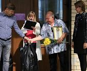 Смена экспозиции Доски почета района Матушкино