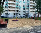 Благоустройство двора у корпуса 414 вышло на завершающую стадию